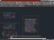 Denah dan Gambar CAD High Building Hotel_Toilet A6-111-113