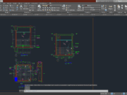 Denah dan Gambar CAD High Building Hotel_Toilet A6-131