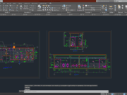 Denah dan Gambar CAD High Building Hotel_Toilet A6-132-133