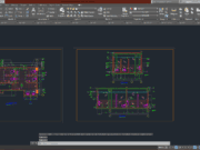 Denah dan Gambar CAD High Building Hotel_Toilet A6-134-135