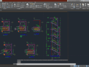Denah dan Gambar CAD High Building Hotel_Tangga A7-202