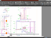Denah dan Gambar CAD High Building Hotel_Tangga A7-204