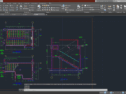 Denah dan Gambar CAD High Building Hotel_Tangga A7-206