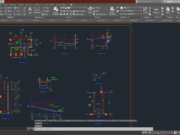 Denah dan Gambar CAD High Building Hotel_Tangga A7-235