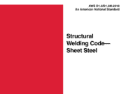 AWS D1.3/D1.3M:2018 – Structural Welding Code – Sheet Steel