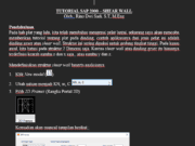 TUTORIAL SAP 2000 – SHEAR WALL