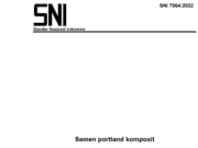 SNI 7064:2022 Semen Portland Komposit
