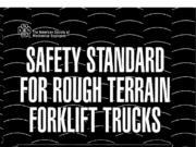 ANSI ASME B56.6-2016 SAFETY STANDARD FOR ROUGH TERRAIN FORKLIFT TRUCKS