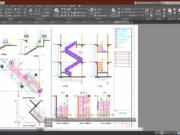 Denah dan Gambar CAD High Building Mall_A2301