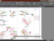 Denah dan Gambar CAD High Building Mall_A2303