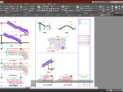 Denah dan Gambar CAD High Building Mall_A2304