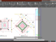Denah dan Gambar CAD High Building Mall_A3201