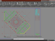 Denah dan Gambar CAD High Building Mall_A3203