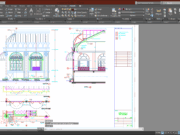 Denah dan Gambar CAD High Building Mall_A4109