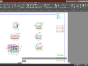 Denah dan Gambar CAD High Building Mall_A5306