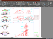Denah dan Gambar CAD High Building Mall_A6104