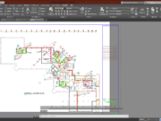 Denah dan Gambar CAD High Building Mall_A8101