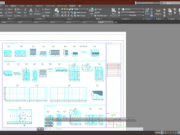 Denah dan Gambar CAD High Building Mall_A8105