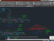 Denah dan Gambar CAD Interior_Cailing Detail Dining Room