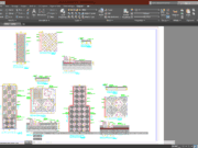 Denah dan Gambar CAD Landscape_DETAIL LANTAI