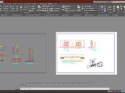 Denah dan Gambar CAD Landscape_Detail Show Case