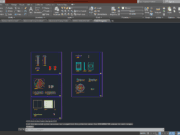 Denah dan Gambar CAD Interior Pusat Mode_Detail Panggung