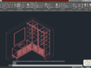 Denah dan Gambar CAD Interior_Kitchen 3