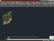Denah dan Gambar CAD Interior_Lemari TV