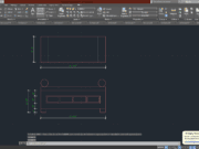 Denah dan Gambar CAD Interior_Meja