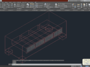 Denah dan Gambar CAD Interior_Meja 3