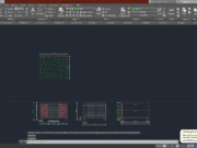 Denah dan Gambar CAD Interior_Meja 8
