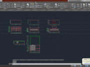 Denah dan Gambar CAD Interior_Meja TV