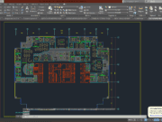Denah dan Gambar CAD Interior Ruang Khusus_Lay Out Keseluruhan Interior & Floor