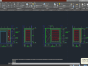 Denah dan Gambar CAD Interior_Lift Area