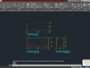 Denah dan Gambar CAD Interior_Meja 3