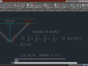 Denah dan Gambar CAD Struktur Detail Baja_SPDT