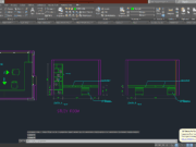 Denah dan Gambar CAD Interior_Study Room
