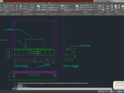 Denah dan Gambar CAD Interior_TV Cabinet