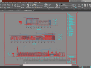 Denah dan Gambar CAD High Building MALL_a-1201