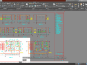 Denah dan Gambar CAD High Building MALL_a-5405