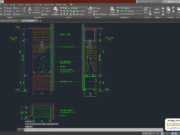 Denah dan Gambar CAD Interior _art work padestal