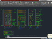 Denah dan Gambar CAD Interior_Wardrobe 2