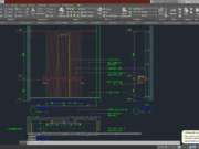 Denah dan Gambar CAD Interior_Wood Panel