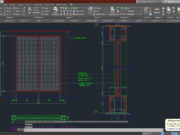Denah dan Gambar CAD Interior_Wooden Carving Divider