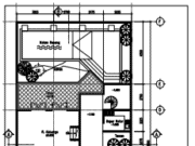 Denah dan Gambar CAD GAMBAR RUMAH_Rumah Tinggal 12×25,50 m’