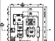 Denah dan Gambar CAD GAMBAR RUMAH_Rumah Tinggal 13×27 m’