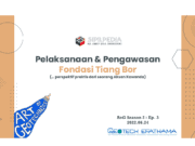 Pelaksanaan & Pengawasan Fondasi TiangBor