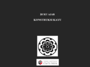 BUKU AJAR STRUKTUR KAYU