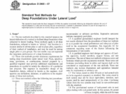 ASTM-D3966-07 Standard Test Methods for Deep Foundations Under Lateral Load