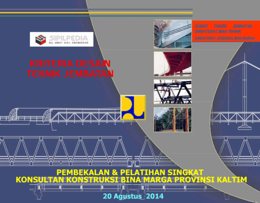 KRITERIA DESAIN TEKNIK JEMBATAN